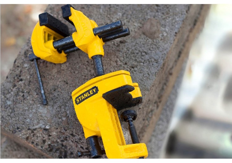 Etau D'Etabli Sur Rotule - Stanley : Confort'Mat