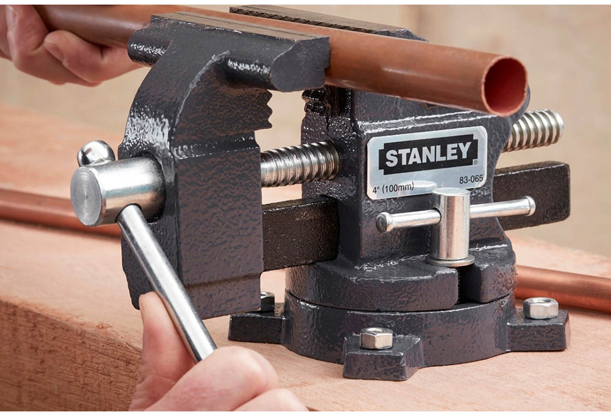 Etau D'Etabli Standard 100Mm - Stanley : Confort'Mat