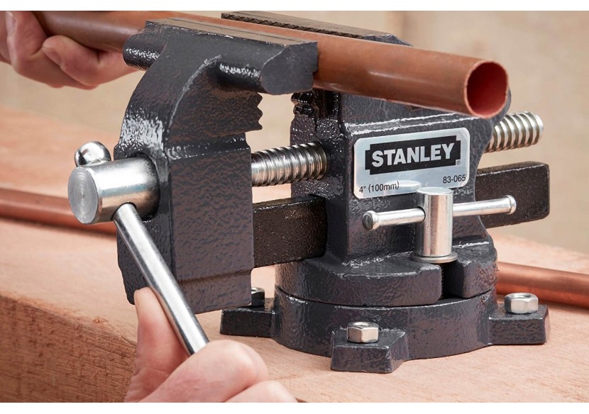 Etau D'Etabli Standard 100Mm - Stanley : Confort'Mat