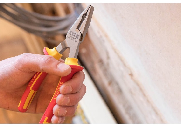 Pince Universelle 160Mm Isolee 1000V - Stanley : Confort'Mat