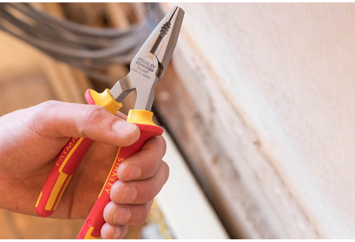 Pince Universelle 160Mm Isolee 1000V - Stanley : Confort'Mat
