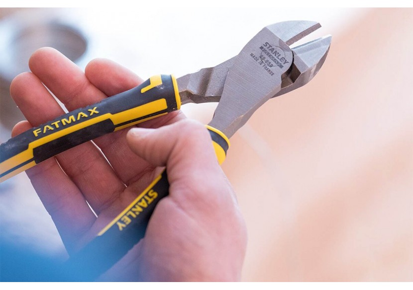 Pince Coupante Diagonale D'Electricien 200Mm   - Fatmax : Confort'Mat