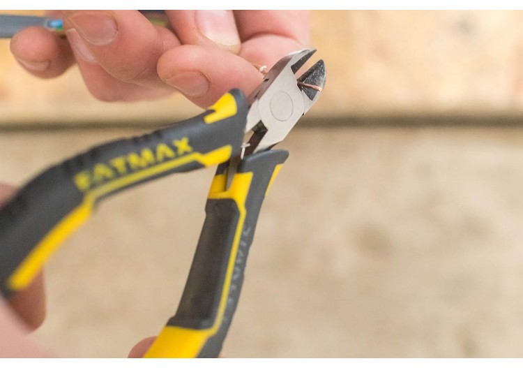 Mini Pince Coupante Diagonale D'Electricien 110Mm   - Fatmax : Confort'Mat