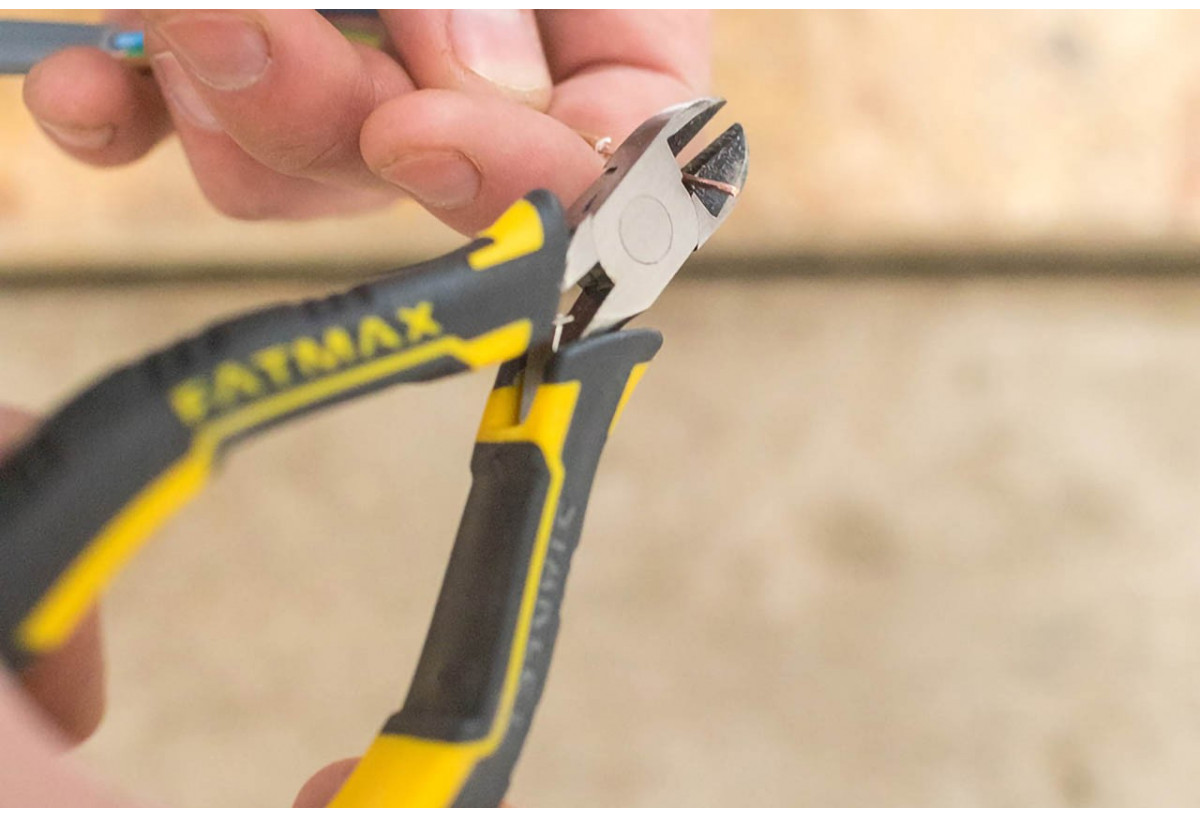 Mini Pince Coupante Diagonale D'Electricien 110Mm   - Fatmax : Confort'Mat