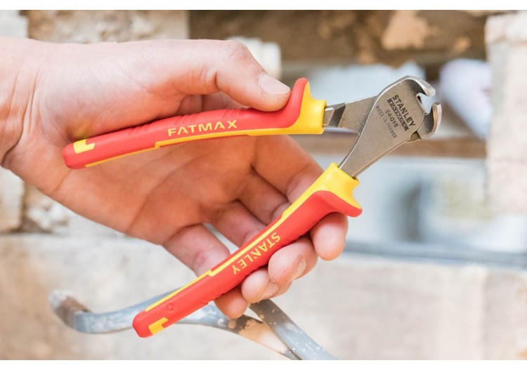 Pince Coupante Devant 160Mm Isolee 1000V - Stanley : Confort'Mat