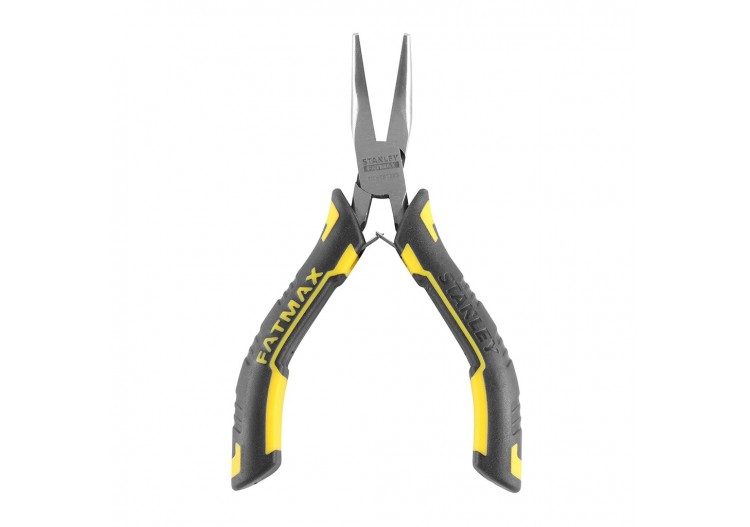 Mini Pince A Becs 1/2 Ronds Longs Coudes 110Mm    - Fatmax : Confort'Mat