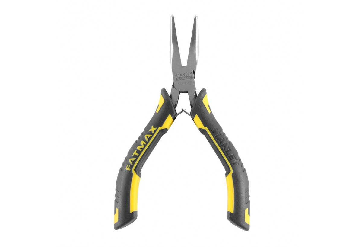 Mini Pince A Becs 1/2 Ronds Longs Coudes 110Mm    - Fatmax : Confort'Mat