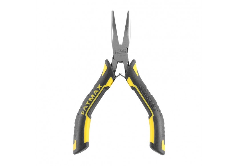 Mini Pince A Becs 1/2 Ronds Longs Coudes 110Mm    - Fatmax : Confort'Mat