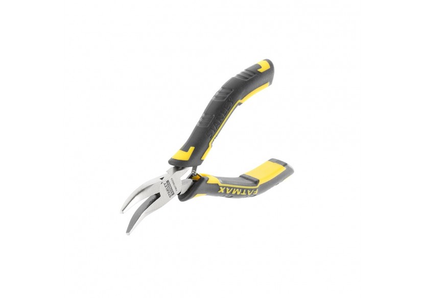 Mini Pince A Becs 1/2 Ronds Longs Coudes 110Mm    - Fatmax : Confort'Mat