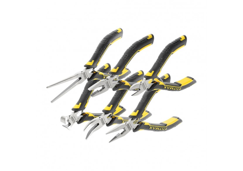 Jeu De 6 Mini Pinces   - Fatmax : Confort'Mat Jeu De 6 Mini Pinces   - Fatmax : Confort'Mat