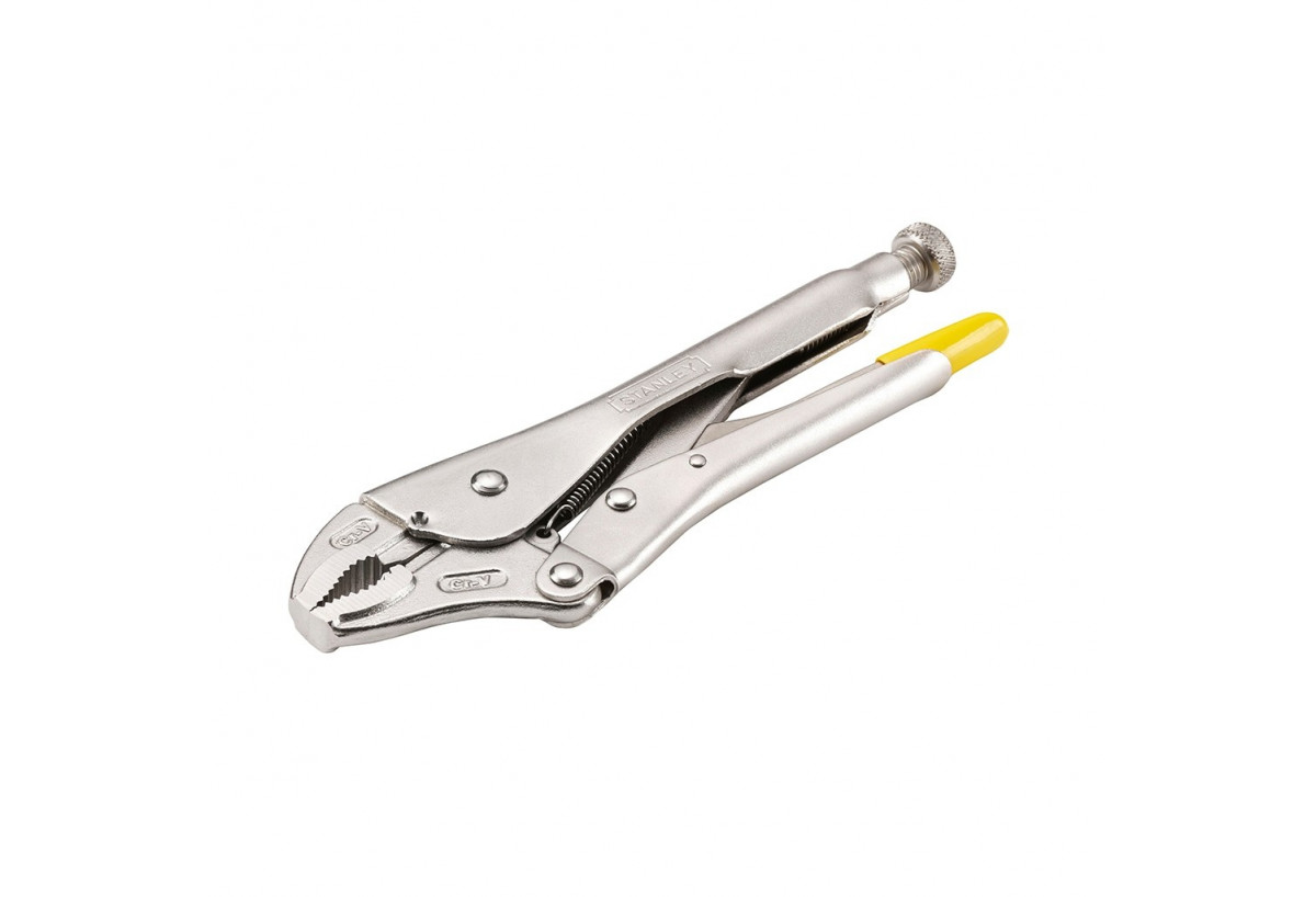 Pince Etau Bec Coudé 225Mm - Stanley : Confort'Mat