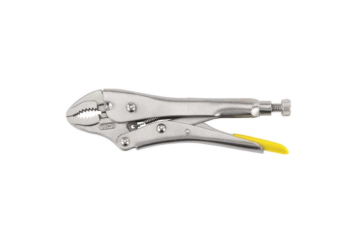 Pince Etau Bec Coudé 225Mm - Stanley : Confort'Mat