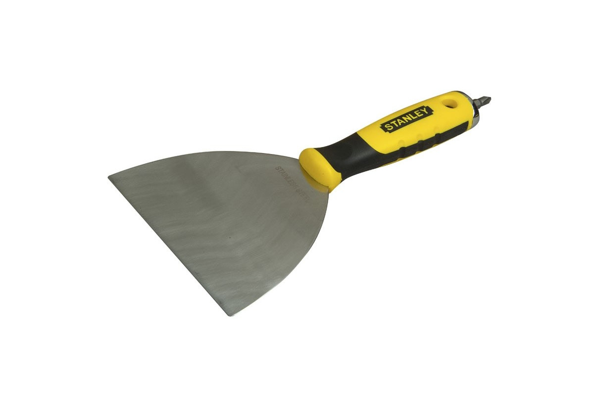 Spatule De Platrier Lame Inox  Avec Embout Ph2 - Stanley : Confort'Mat