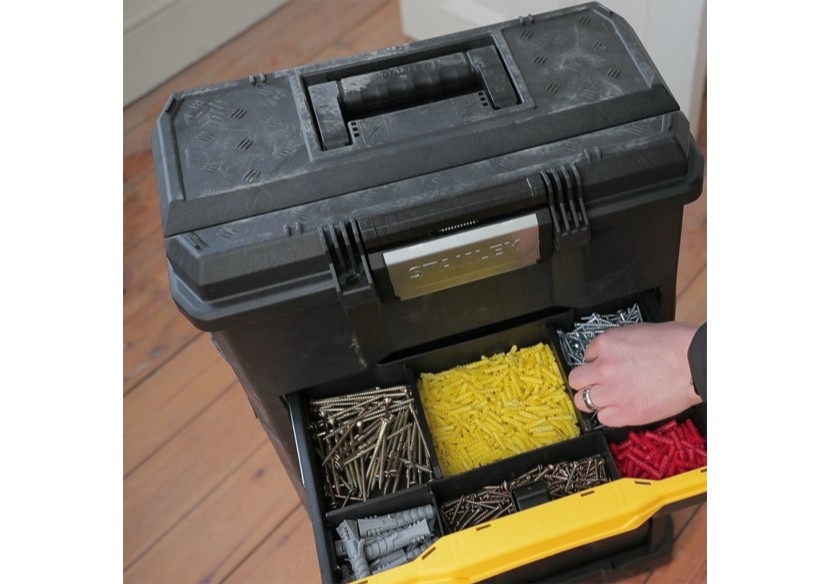 Servante Modulo 3 En 1 Avec Boite Touchlatch A Tiroir - Stanley : Confort'Mat Servante Modulo 3 En 1 Avec Boite Touchlatch A Tiroir - Stanley : Confort'Mat