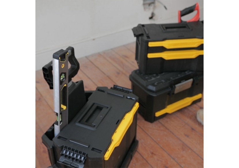 Servante Modulo 3 En 1 Avec Boite Touchlatch A Tiroir - Stanley : Confort'Mat Servante Modulo 3 En 1 Avec Boite Touchlatch A Tiroir - Stanley : Confort'Mat
