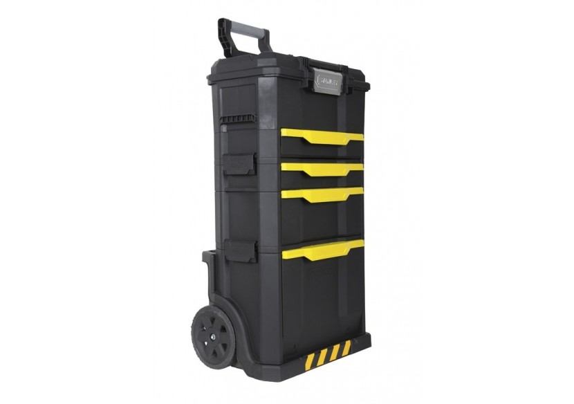 Servante Modulo 3 En 1 Avec Boite Touchlatch A Tiroir - Stanley : Confort'Mat Servante Modulo 3 En 1 Avec Boite Touchlatch A Tiroir - Stanley : Confort'Mat
