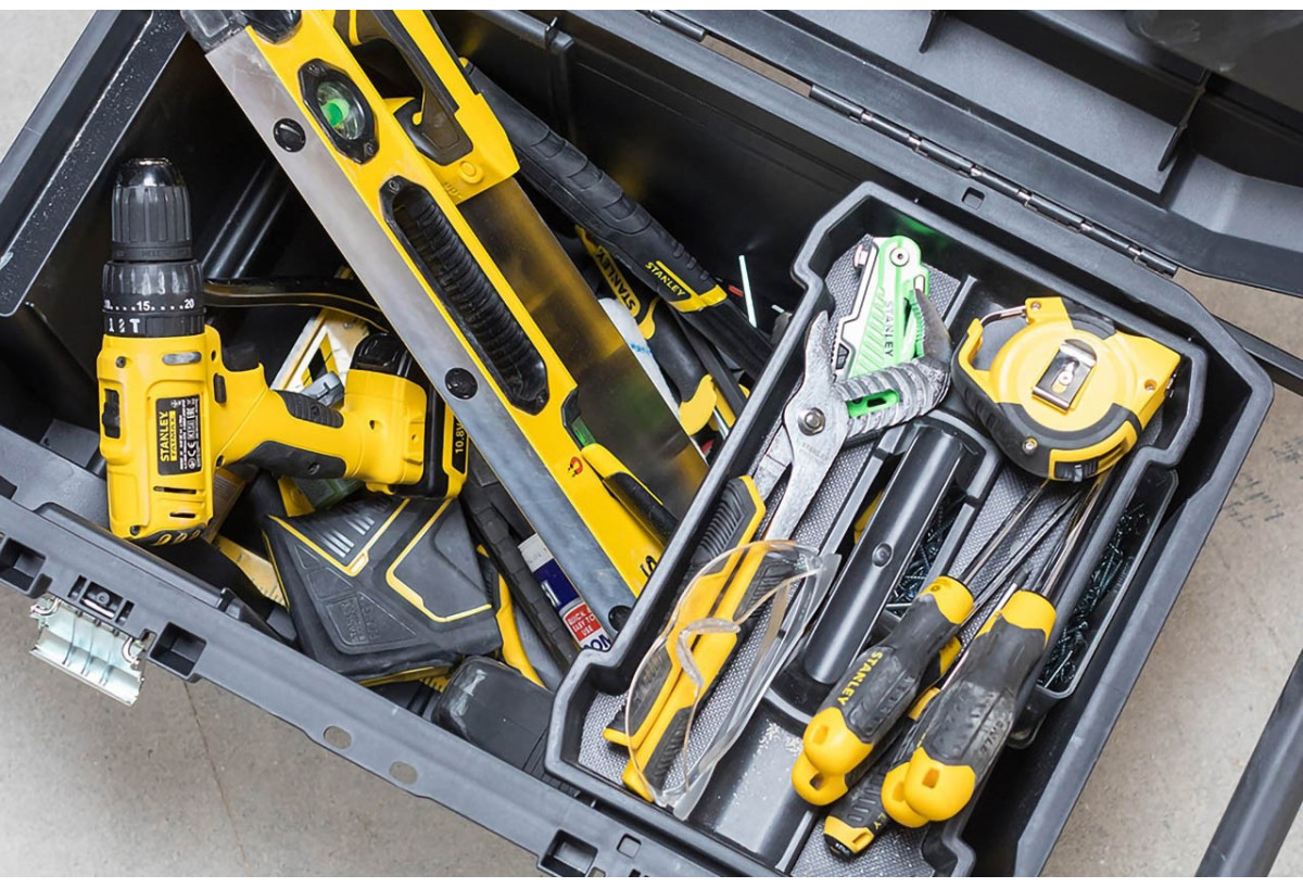 Coffre De Chantier Classic Line 50L Att. Metal - Stanley : Confort'Mat