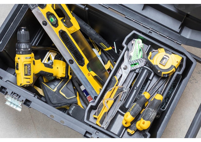 Coffre De Chantier Classic Line 50L Att. Metal - Stanley : Confort'Mat