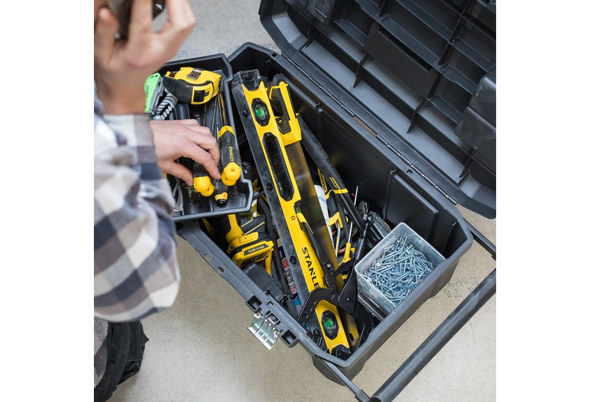 Coffre De Chantier Classic Line 50L Att. Metal - Stanley : Confort'Mat