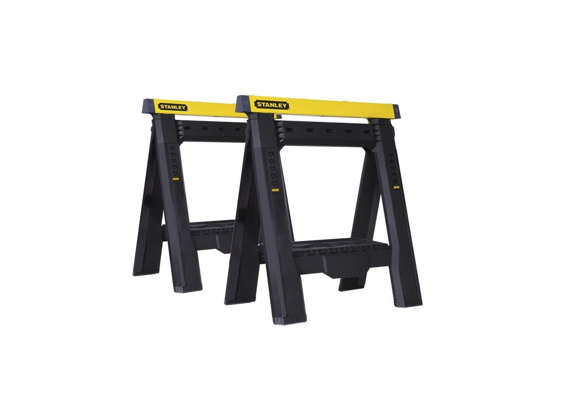 Treteaux Pliables Telescopiques Lot De 2 Pcs - Stanley : Confort'Mat