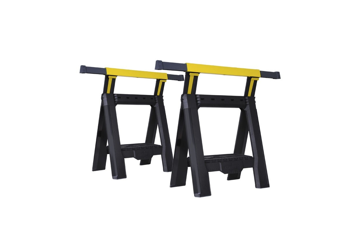 Treteaux Pliables Telescopiques Lot De 2 Pcs - Stanley : Confort'Mat