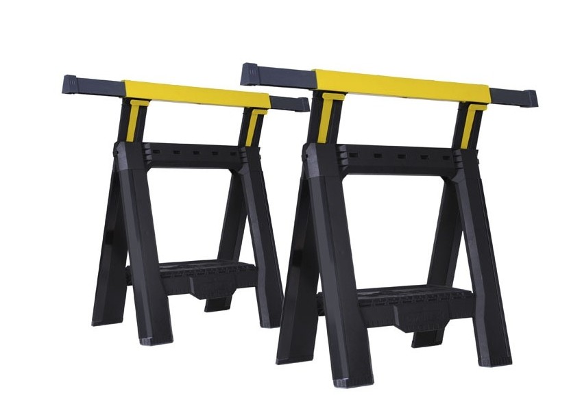 Treteaux Pliables Telescopiques Lot De 2 Pcs - Stanley : Confort'Mat