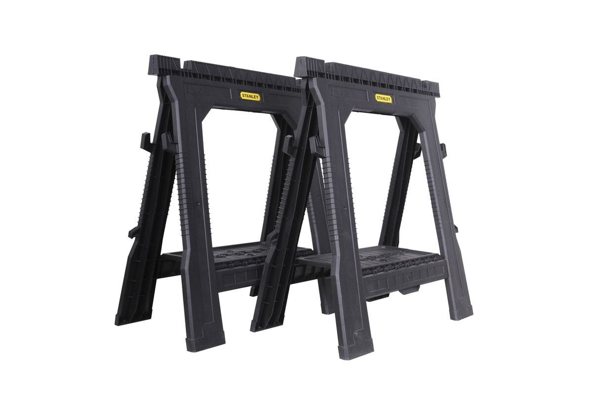 Treteaux Pliables Lot De 2 Pcs  - Stanley : Confort'Mat