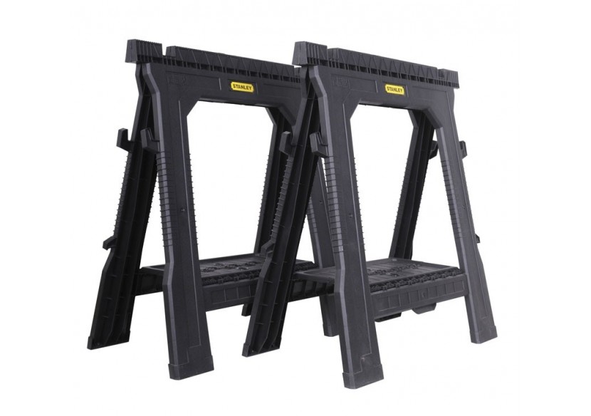 Treteaux Pliables Lot De 2 Pcs  - Stanley : Confort'Mat