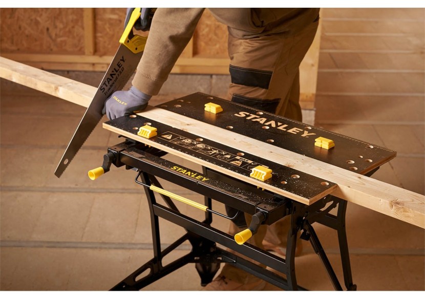 Etabli Etau Pliable Serrage Vertical - Stanley : Confort'Mat