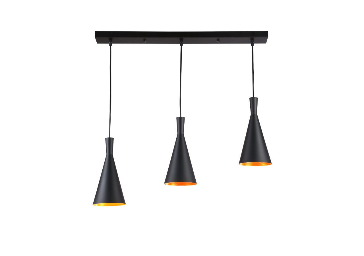 Suspension en métal "Solvang Triple" - LN3015-N - Barcelona LED