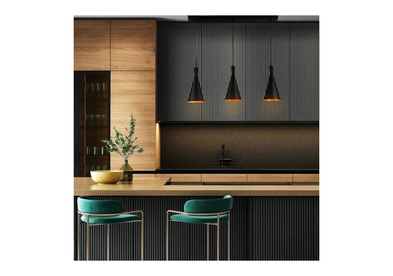 Suspension en métal "Solvang Triple" - LN3015-N - Barcelona LED