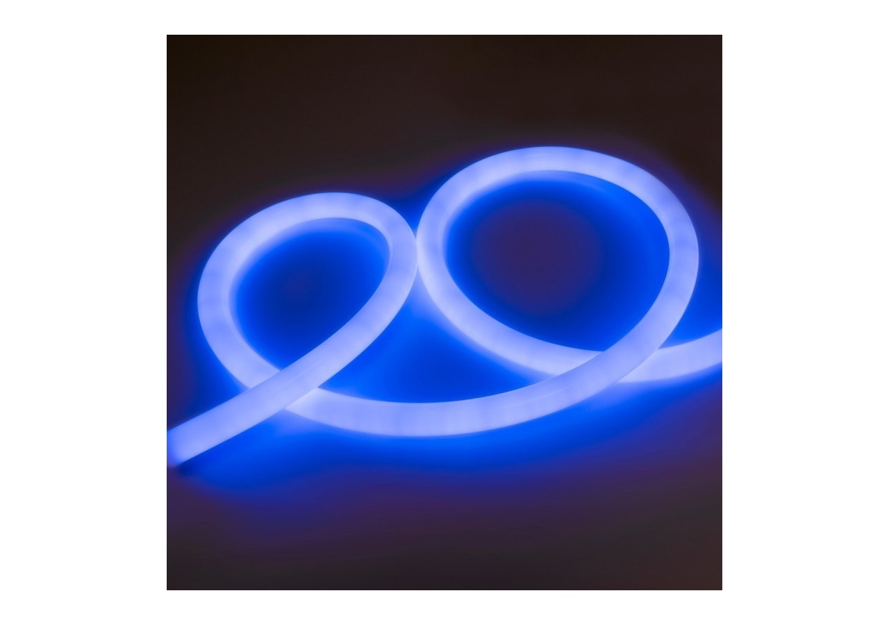 Néon LED flexible circulaire à 360 degrés RGB-diamètre 22mm-5m-24V DC- 240Ch/m-28W/m-IP65 - NSD22-5M-RGB - Barcelona LED
