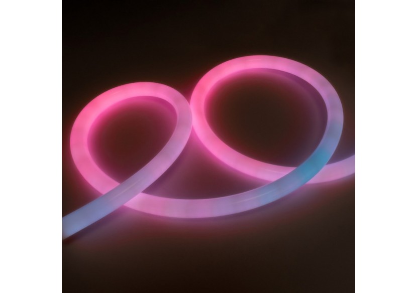 Néon LED flexible RGB intelligent IC-circulaire à 360 degrés-diamètre 22mm-4m-12V DC-28W/m-IP65 - NSD22-4M-IC - Barcelona LED Néon LED flexible RGB intelligent IC-circulaire à 360 degrés-diamètre 22mm-4m-12V DC-28W/m-IP65 - NSD22-4M-IC - Barcelona LED
