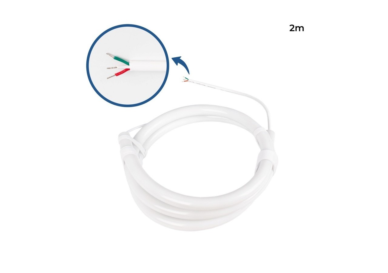 Néon LED flexible RGB intelligent IC-circulaire à 360 degrés-diamètre 22mm-2m-12V DC-28W/m-IP65 - NSD22-2M-IC - Barcelona LED