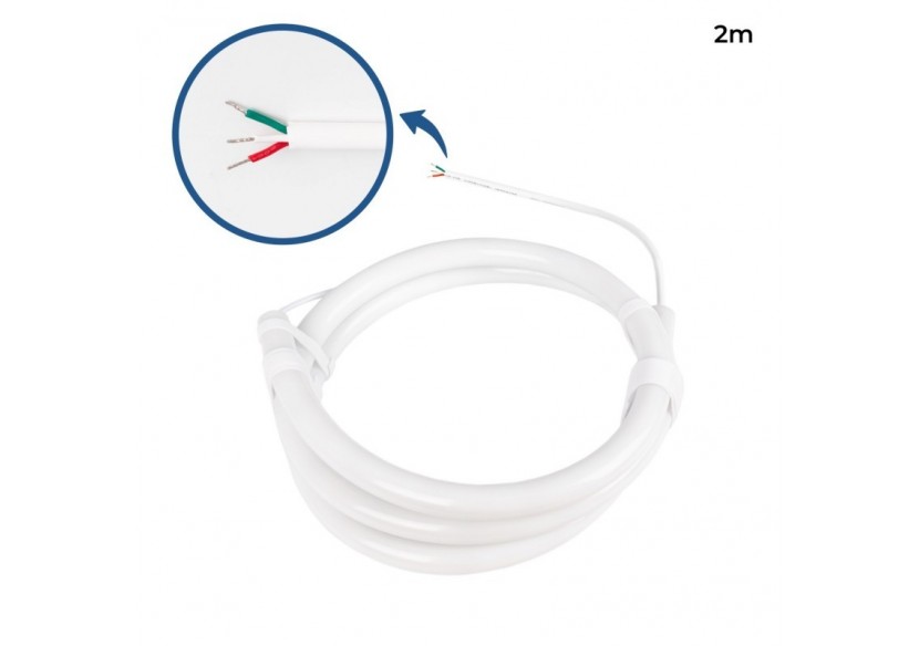 Néon LED flexible RGB intelligent IC-circulaire à 360 degrés-diamètre 22mm-2m-12V DC-28W/m-IP65 - NSD22-2M-IC - Barcelona LED Néon LED flexible RGB intelligent IC-circulaire à 360 degrés-diamètre 22mm-2m-12V DC-28W/m-IP65 - NSD22-2M-IC - Barcelona LED