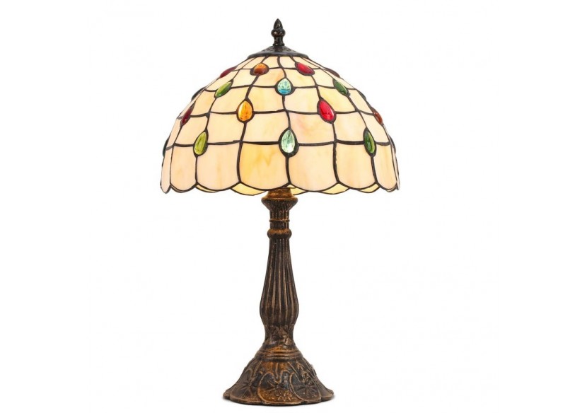 Lampe à poser "Rafa" inspiration "Tiffany"-diamètre 30cm - L3085-30 - Barcelona LED Lampe à poser "Rafa" inspiration "Tiffany"-diamètre 30cm - L3085-30 - Barcelona LED