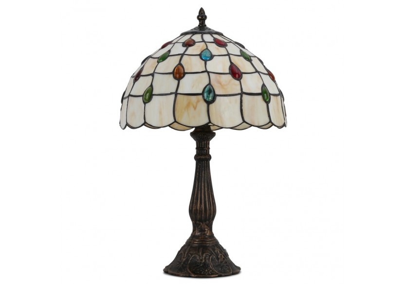 Lampe à poser "Rafa" inspiration "Tiffany"-diamètre 30cm - L3085-30 - Barcelona LED Lampe à poser "Rafa" inspiration "Tiffany"-diamètre 30cm - L3085-30 - Barcelona LED