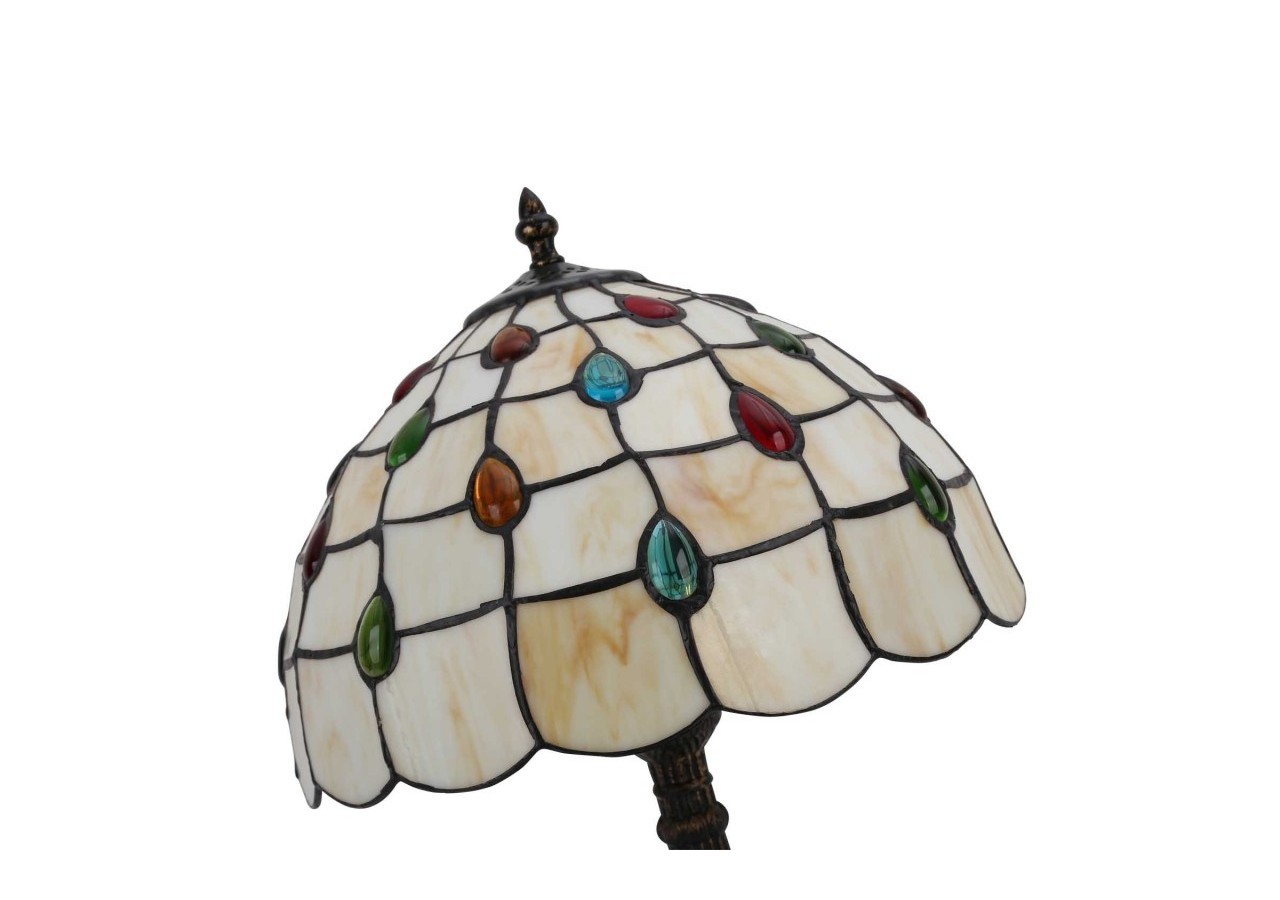 Lampe à poser "Rafa" inspiration "Tiffany"-diamètre 30cm - L3085-30 - Barcelona LED