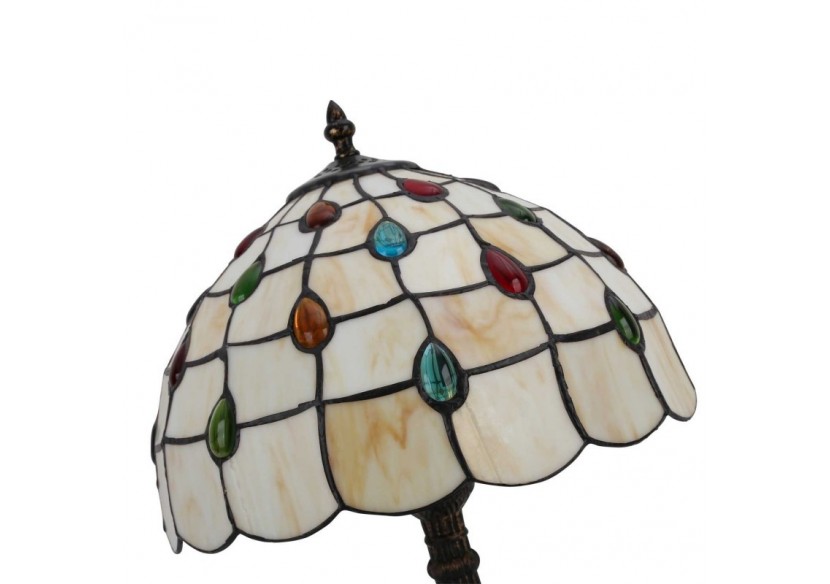 Lampe à poser "Rafa" inspiration "Tiffany"-diamètre 30cm - L3085-30 - Barcelona LED Lampe à poser "Rafa" inspiration "Tiffany"-diamètre 30cm - L3085-30 - Barcelona LED