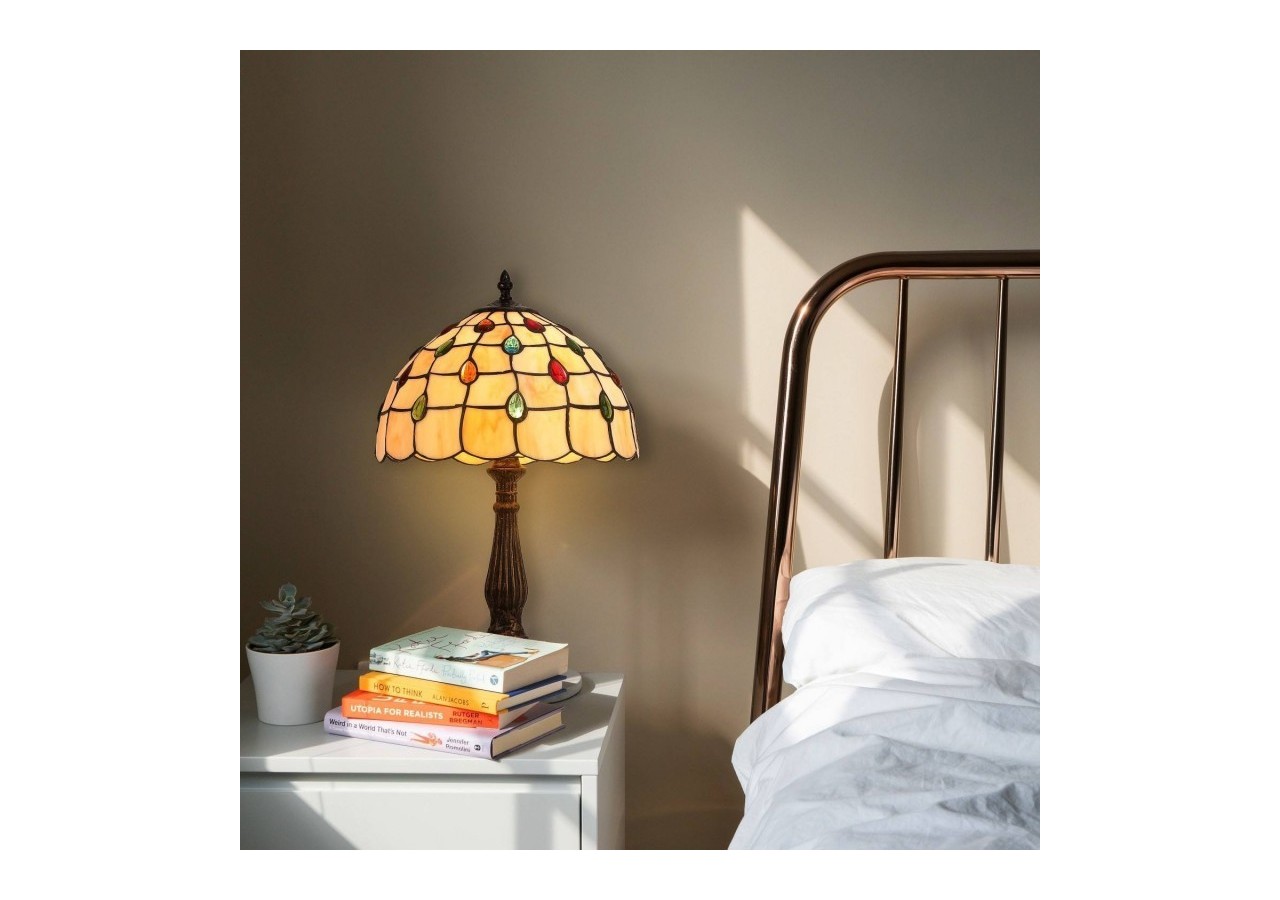 Lampe à poser "Rafa" inspiration "Tiffany"-diamètre 30cm - L3085-30 - Barcelona LED