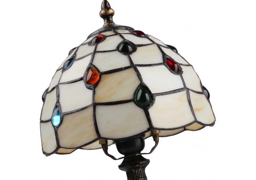 Lampe à poser "Rafa" inspiration "Tiffany"-diamètre 20cm - L3085-20 - Barcelona LED Lampe à poser "Rafa" inspiration "Tiffany"-diamètre 20cm - L3085-20 - Barcelona LED