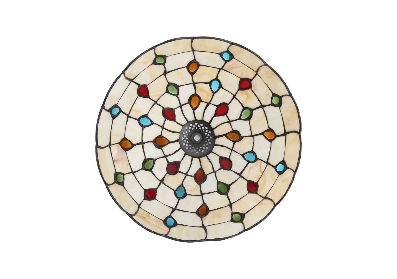 Lampe à poser "Rafa" inspiration "Tiffany"-diamètre 20cm - L3085-20 - Barcelona LED