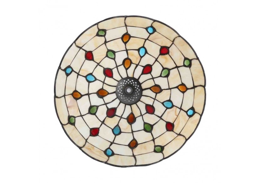 Lampe à poser "Rafa" inspiration "Tiffany"-diamètre 20cm - L3085-20 - Barcelona LED Lampe à poser "Rafa" inspiration "Tiffany"-diamètre 20cm - L3085-20 - Barcelona LED