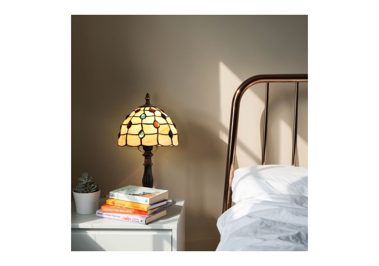 Lampe à poser "Rafa" inspiration "Tiffany"-diamètre 20cm - L3085-20 - Barcelona LED