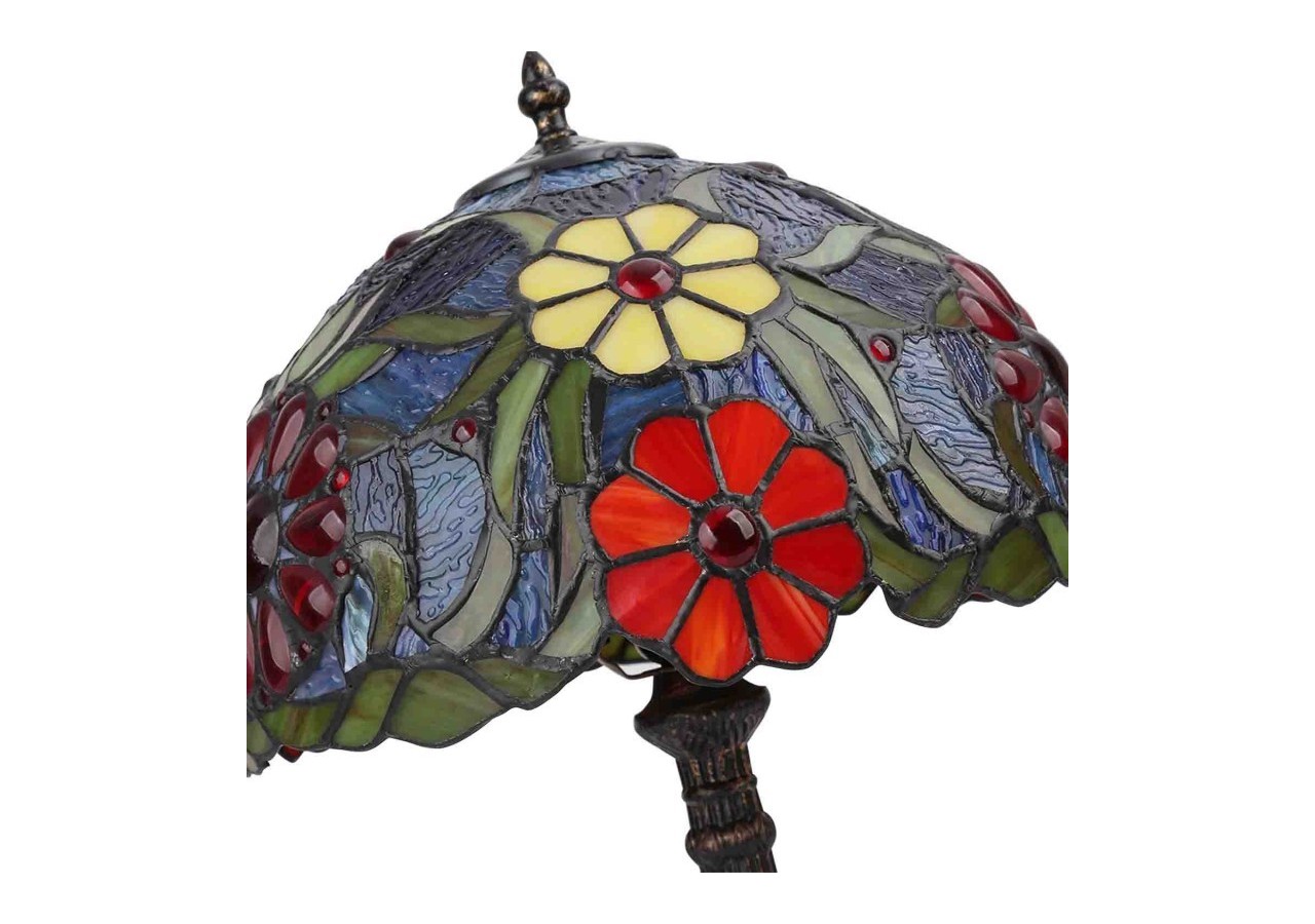 Lampe à poser "Saura" inspiration "Tiffany"-diamètre 30cm - L3086-30 - Barcelona LED