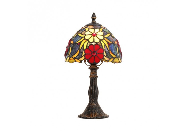 Lampe à poser "Saura" inspiration "Tiffany"-diamètre 20cm - L3086-20 - Barcelona LED