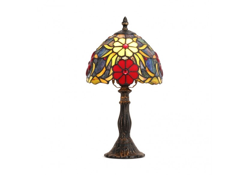 Lampe à poser "Saura" inspiration "Tiffany"-diamètre 20cm - L3086-20 - Barcelona LED Lampe à poser "Saura" inspiration "Tiffany"-diamètre 20cm - L3086-20 - Barcelona LED