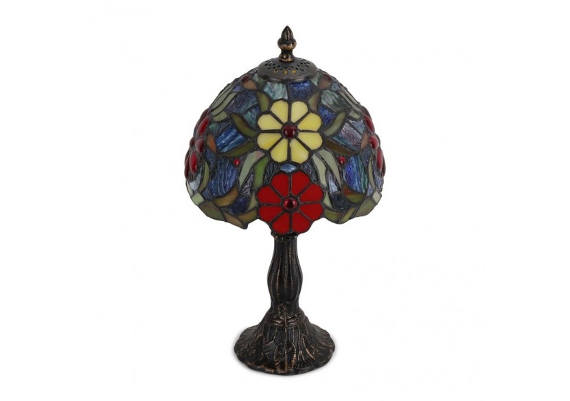 Lampe à poser "Saura" inspiration "Tiffany"-diamètre 20cm - L3086-20 - Barcelona LED Lampe à poser "Saura" inspiration "Tiffany"-diamètre 20cm - L3086-20 - Barcelona LED