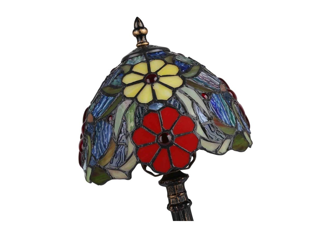 Lampe à poser "Saura" inspiration "Tiffany"-diamètre 20cm - L3086-20 - Barcelona LED