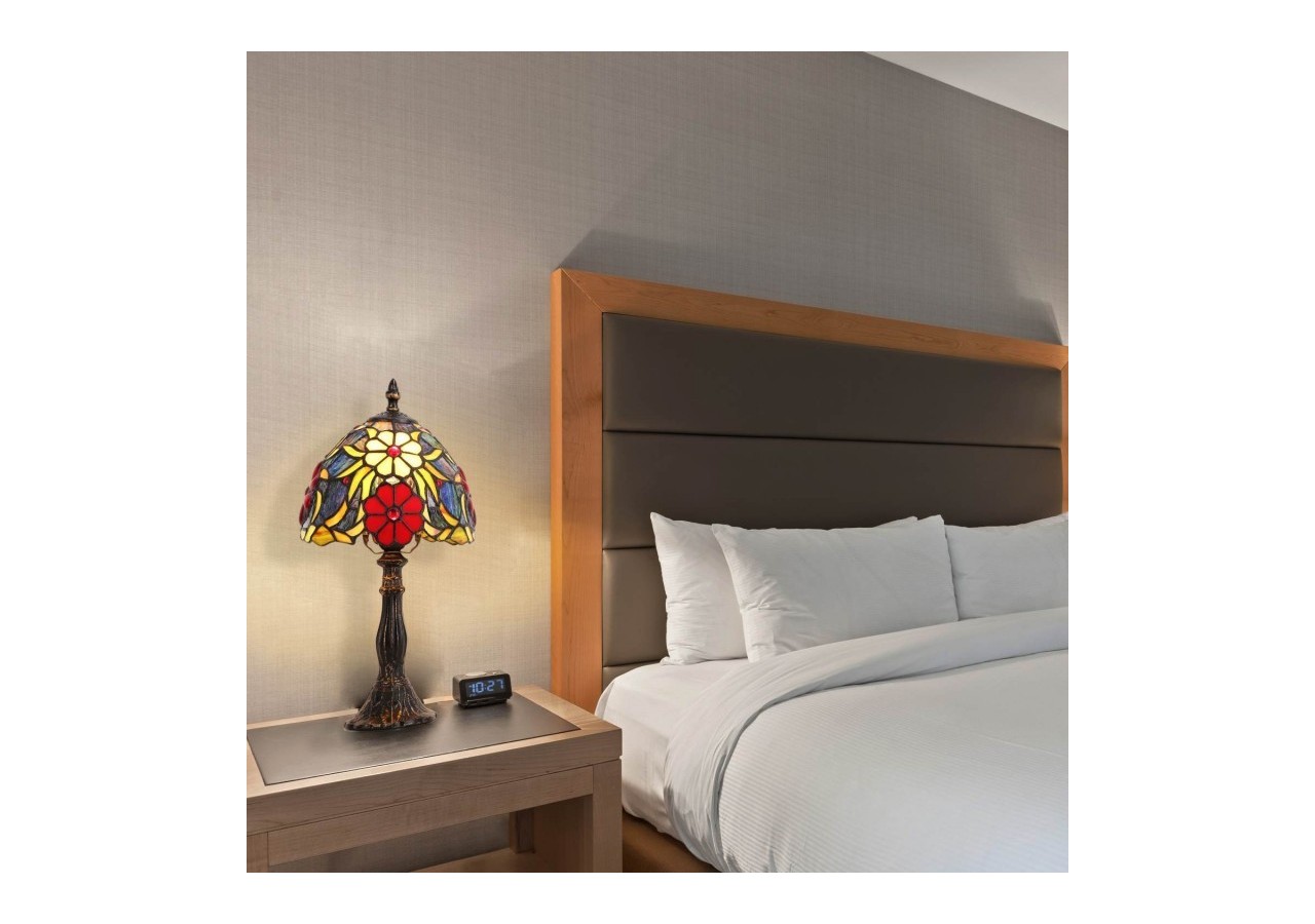 Lampe à poser "Saura" inspiration "Tiffany"-diamètre 20cm - L3086-20 - Barcelona LED